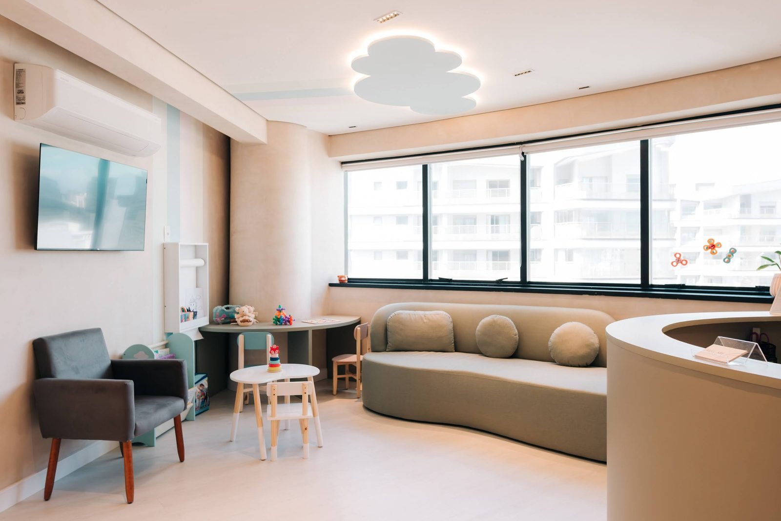 Recepção e sala de espera