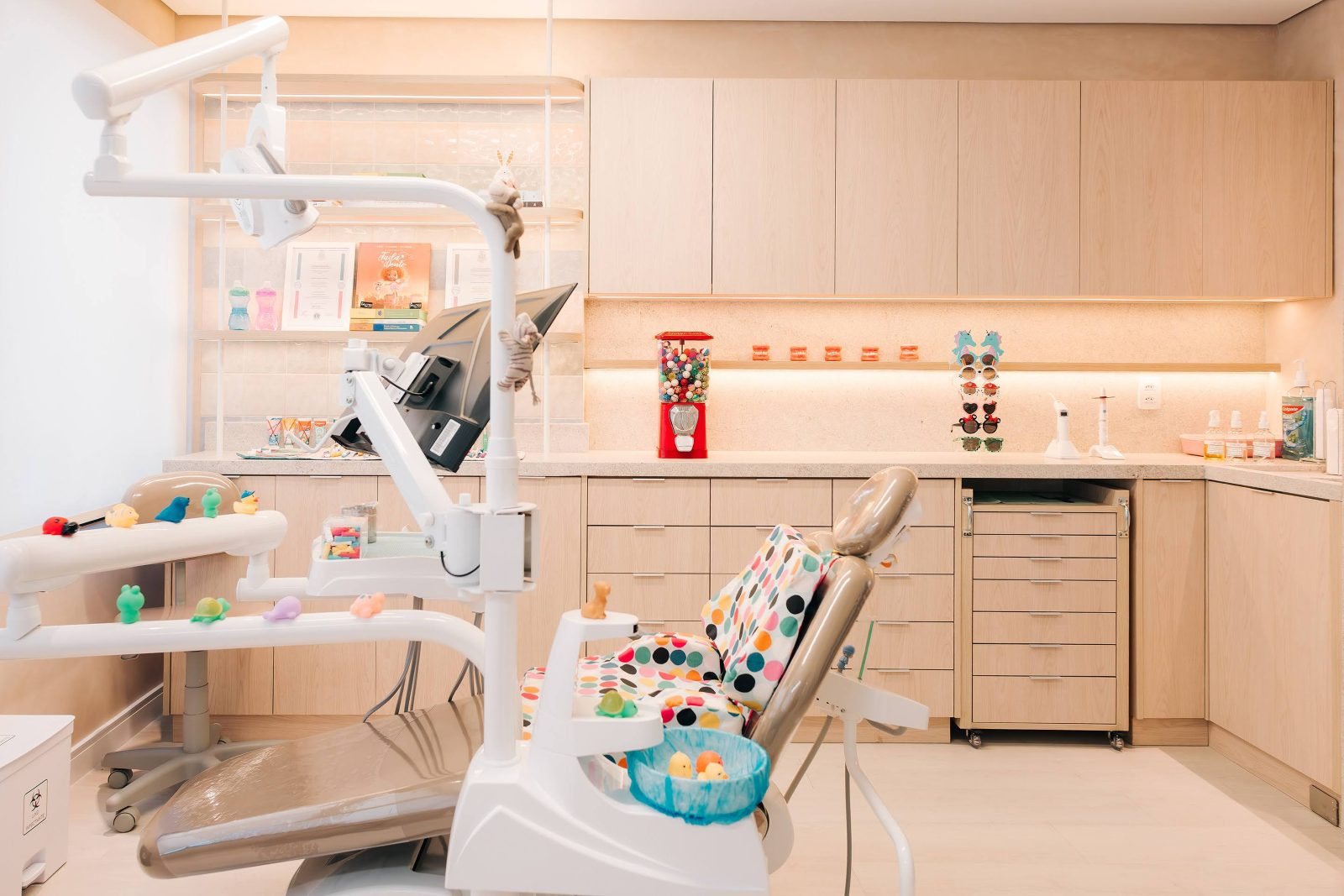 Consultório de odontopediatria da LUCCARE